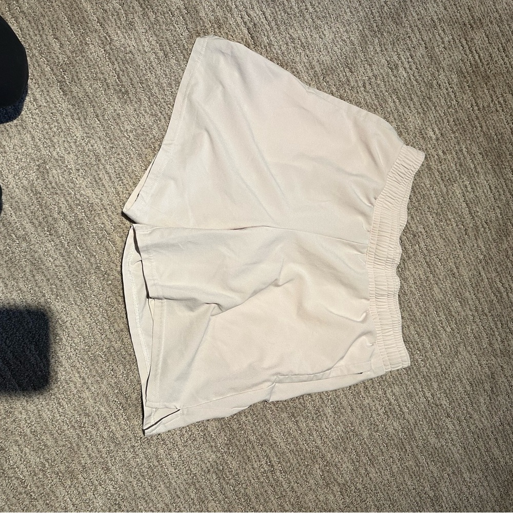 All in Motion Men’s Athletic Shorts in Cream